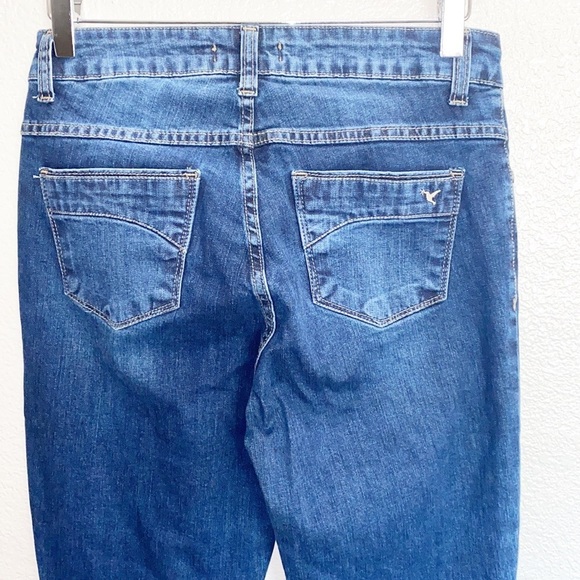 Beija Flor Dark Wash Raw Hem High Rise Jeans - Picture 7 of 10